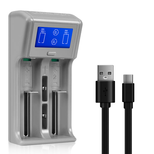 CT-ENERGY Smart Battery Charger(Grey)