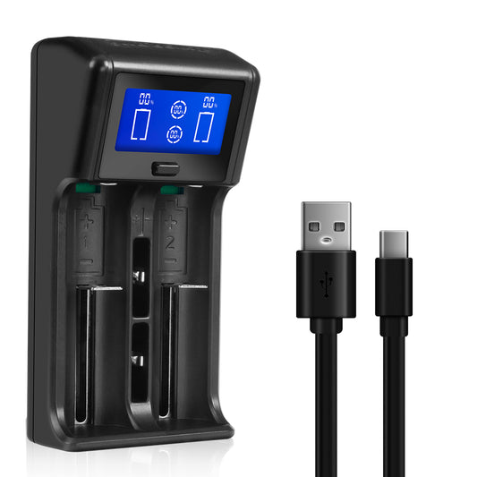 CT-ENERGY Smart Battery Charger(Black)