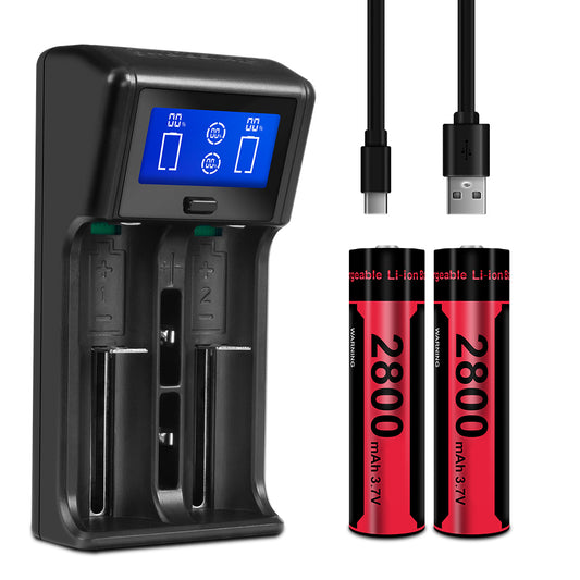 18650 Smart Battery Charger Set