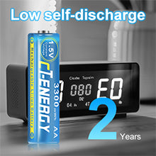 AA Lithium Batteries for Blink Outdoor Camera with Charger 1.5V,3300mWh Rechargeable Double A Battery 8 Pack for Xbox Game Controller Door Lock