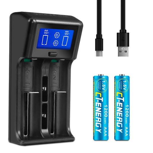 AAA Smart Battery Charger Set